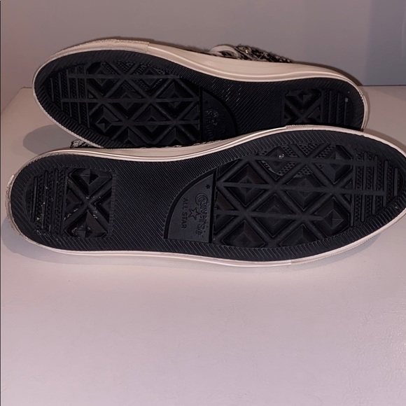 Converse All Star  black and white hightops - Picture 5 of 7